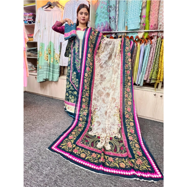 এক্সক্লুসিভ লোন থ্রি-পিস (আনস্টিচ)