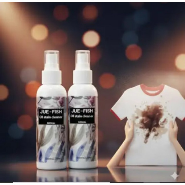 (1 pcs) JUE-FISH OIL stain cleaner