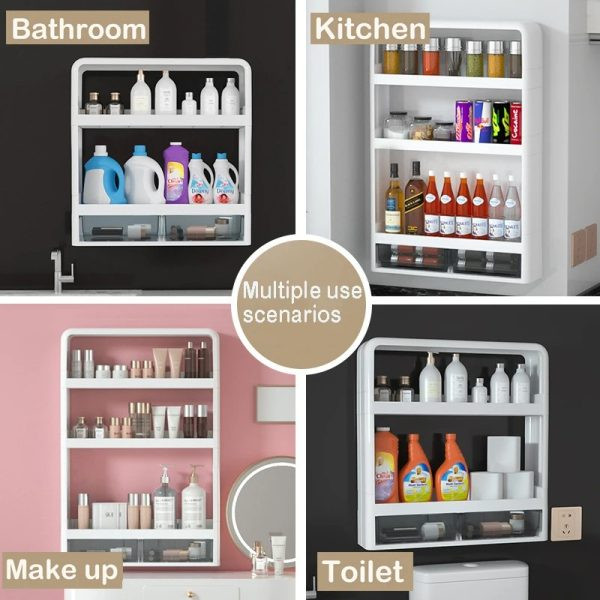 Multi Functional Shelf Storage Rack ( 1 pis )
