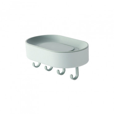 soap holder with hoo...