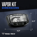Trail Tech 752-119 Black Vapor Digital Speedometer