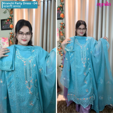 Kranchi Party Dress – 04 ( Akashi Color )