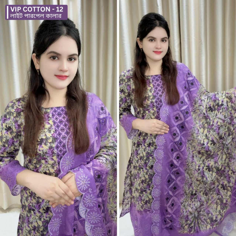 Vip Cotton - 12 ( Light Purple Color )