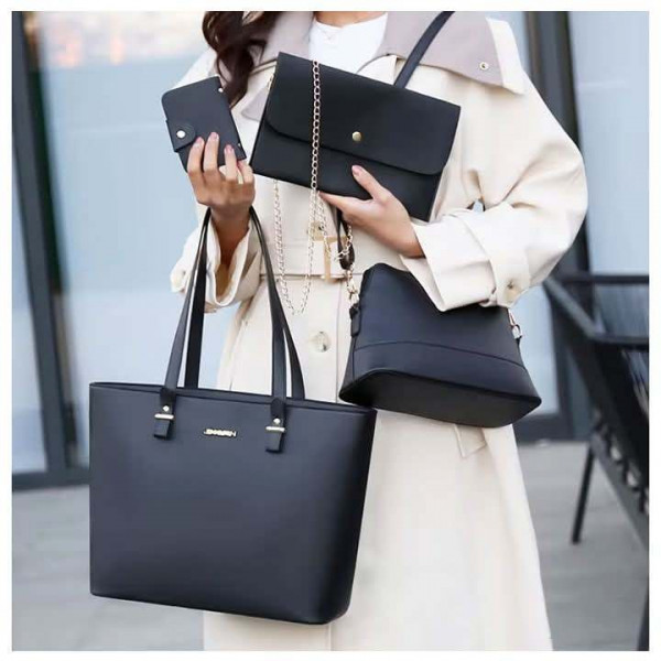 4 Pcs Combo Set (Black)