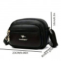 Shoulder Crossbody Bag (Black)