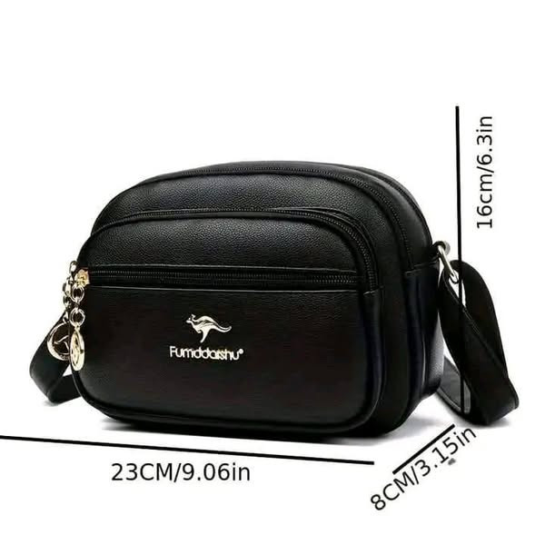Shoulder Crossbody Bag (Black)