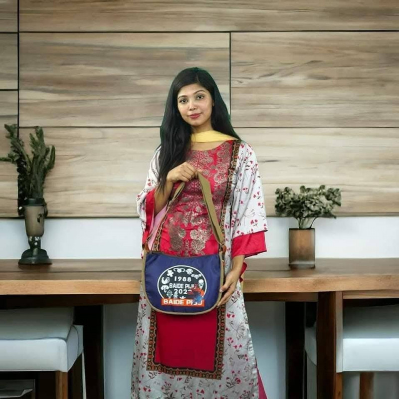 Corian Crossbody bag (Blue)