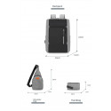 3 pcs combo set Backpack (Black)