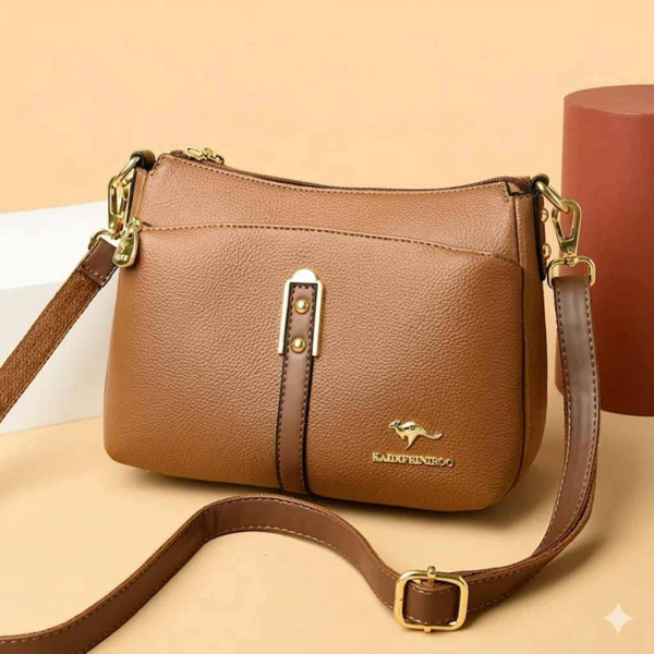 ট্রেন্ডি লেডিস হ্যান্ডব্যাগ (Brown)