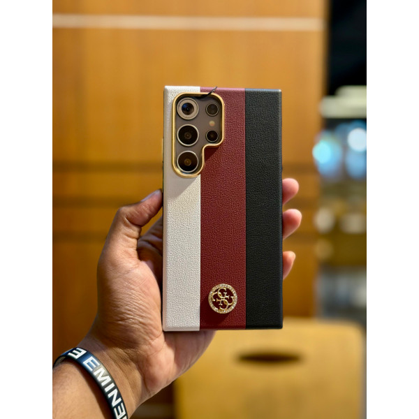 Super Finish Three Colors PU Leather Case For Samsung Galaxy