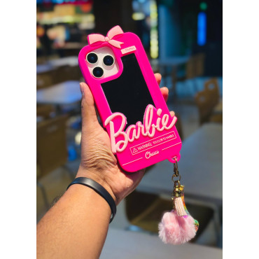 Luxury Barbie Mirror Ladies Case For iPhone