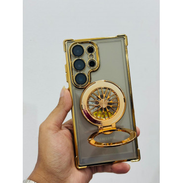 Bontez Rotating Gyro Magnetic Stand Case For Samsung Galaxy S25 Ultra S24 Ultra S23 Ultra S22