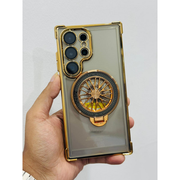 Bontez Rotating Gyro Magnetic Stand Case For Samsung Galaxy S25 Ultra S24 Ultra S23 Ultra S22