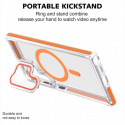 Anti Yellow Crystal Clear Camera Stand Windows Protective Case For Samsung Galaxy