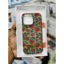 World Famous Branded Floral Print Gucci Style Case for iPhone