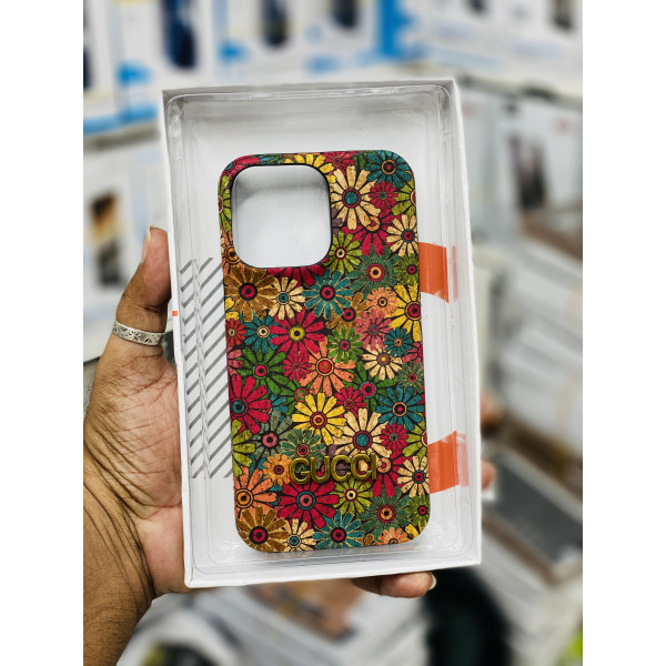 World Famous Branded Floral Print Gucci Style Case for iPhone