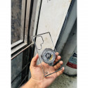 Transparent Rotating Gyro Magnetic Stand Case For Samsung Galaxy S25 Ultra S24 Ultra S23 Ultra S22