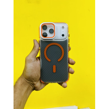 Luxury Carbon Fiber Camera Window Protective Design Phone Case for iPhone 