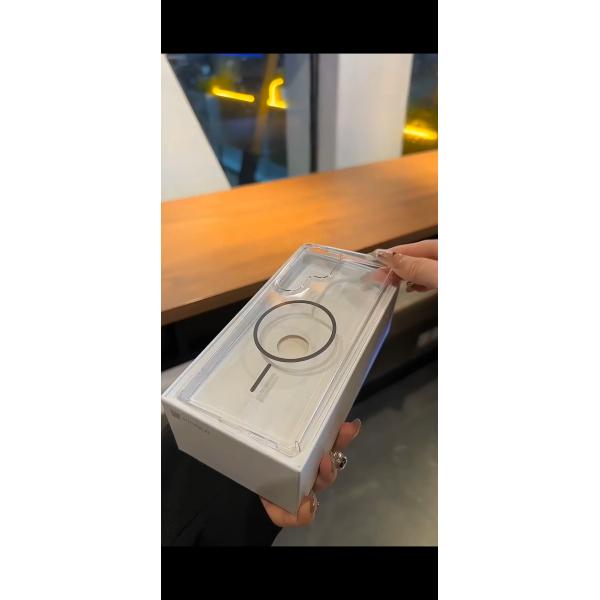 Luxury Magsafe Magnetic Transparent Wireless Charging Case For Samsung