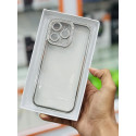 Luxury Stone With Giliter Camera Lens Protection Case for iPhone