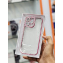 Luxury Stone With Giliter Camera Lens Protection Case for iPhone