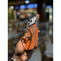 Skin Feel PU Leather Magsafe Stand Case for iPhone