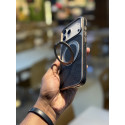 Skin Feel PU Leather Magsafe Stand Case for iPhone