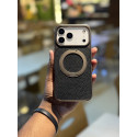 Skin Feel PU Leather Magsafe Stand Case for iPhone
