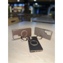 Skin Feel PU Leather Magsafe Stand Case for Samsung Galaxy