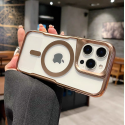 Luxury Electroplating Border Armour  with Magsafe Supported Phone Case For iPhone