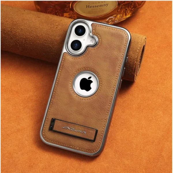 JINDUKA Pu Leather Kickstand Case For iPhone 11 To 16 Pro Max