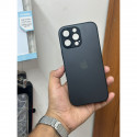 AG Frosted Glass Anti-Glare iPhone Case with Lens Protector 