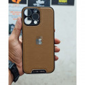 Premium Magnetic PU Leather Without Camera Lens Protection Case for iPhone