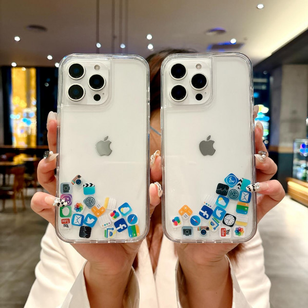Lovely Liquid Apps Quicksand Case For iPhone