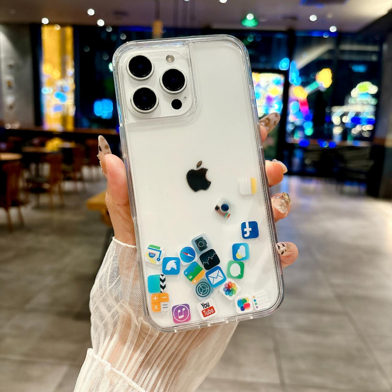 Lovely Liquid Apps Quicksand Case For iPhone