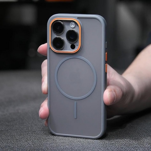 Premium Frosted Translucent Magnetic Case for  iPhone