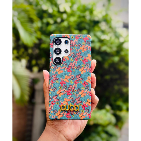 World Famous Branded Floral Print Gucci Style Case for Samsung Galaxy