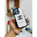 Embossed Chanel Diamond-Quilted Lambskin CC Logo Case for iPhone