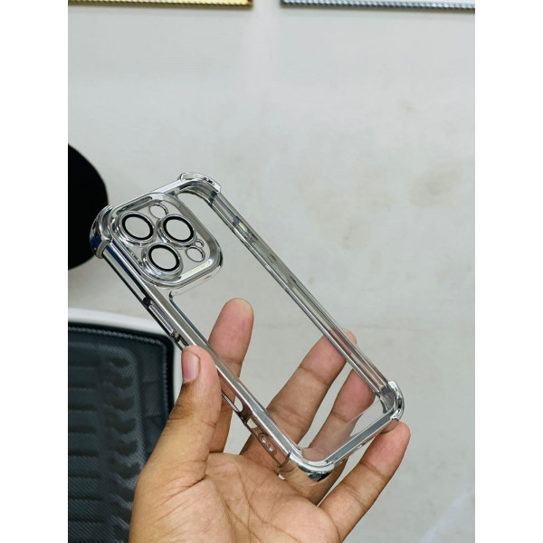 Luxury Electroplated Transparent Soft Phone Case for iPhone