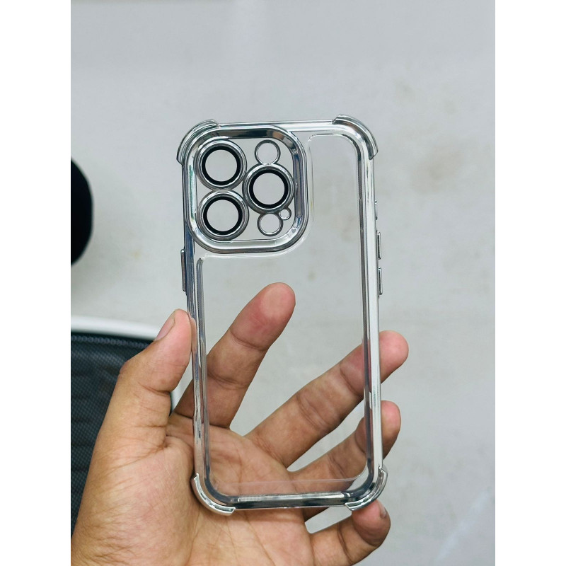 Luxury Electroplated Transparent Soft Phone Case for iPhone