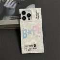 Fashion Laser Squre Shape Branded Case For iPhone