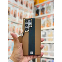 Super Finish Two Colors PU Leather Case for Samsung Galaxy