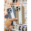 Super Finish Two Colors PU Leather Case for iPhone