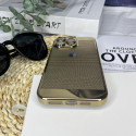 Luxury Poly Carbonate Gold Plating Heat Dissipation With Camera Lens Protection Case For iPhone