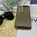 Luxury Poly Carbonate Gold Plating Heat Dissipation With Camera Lens Protection Case For iPhone