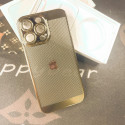 Luxury Poly Carbonate Gold Plating Heat Dissipation With Camera Lens Protection Case For iPhone
