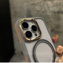 Metal Lens Frame Magnetic Phone Case for iPhone