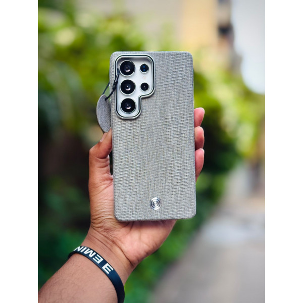 Premium Mosimka Handy Fabric Case Drop Protection Case For Samsung