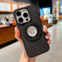 Heat Dissipation Hole Ring Holder Stand Case for iPhone