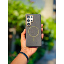 Luxury Magsafe Magnetic TPU Leather Case For Samsung Galaxy